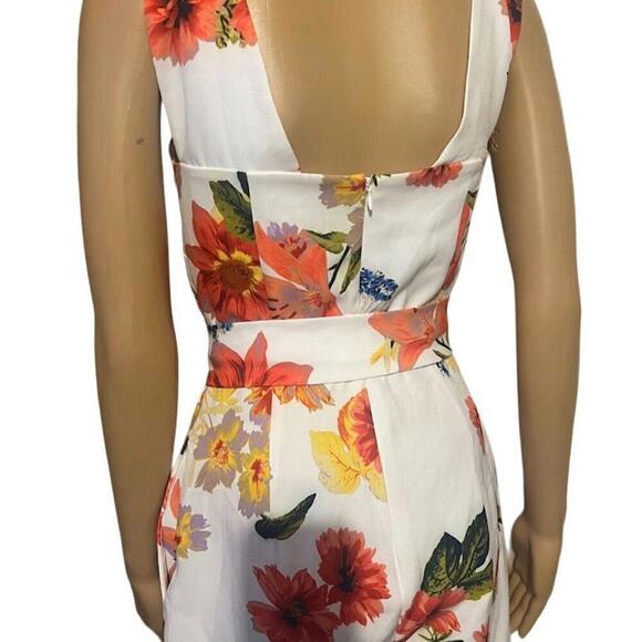 Alex Marie Floral Jumpsuit Women’s Size 2 Wide-Leg Summer - Picture 7 of 9